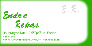 endre repas business card